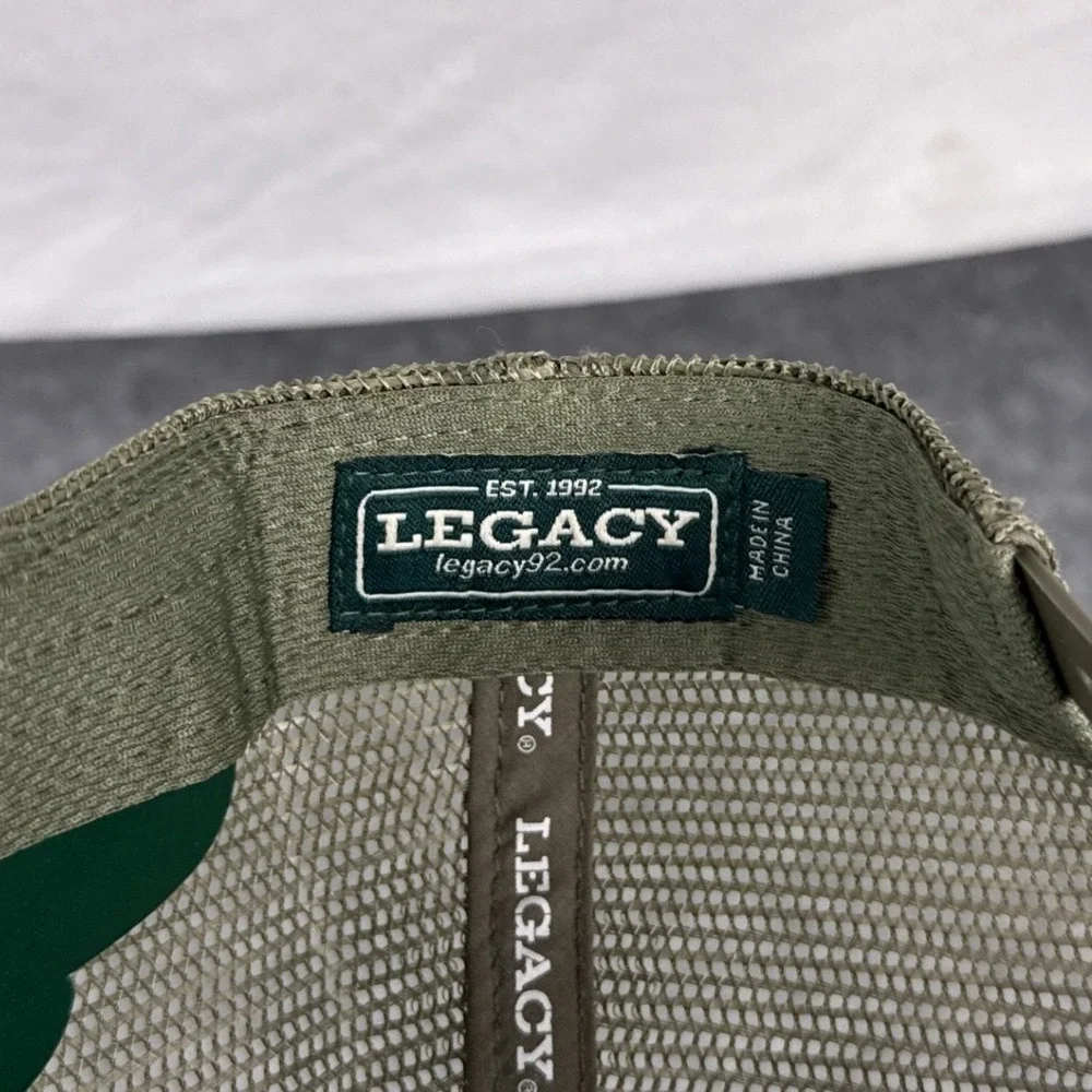 Legacy Trucker Hat Hudson Valley NY Adjustable Snapback Green Orange New York
